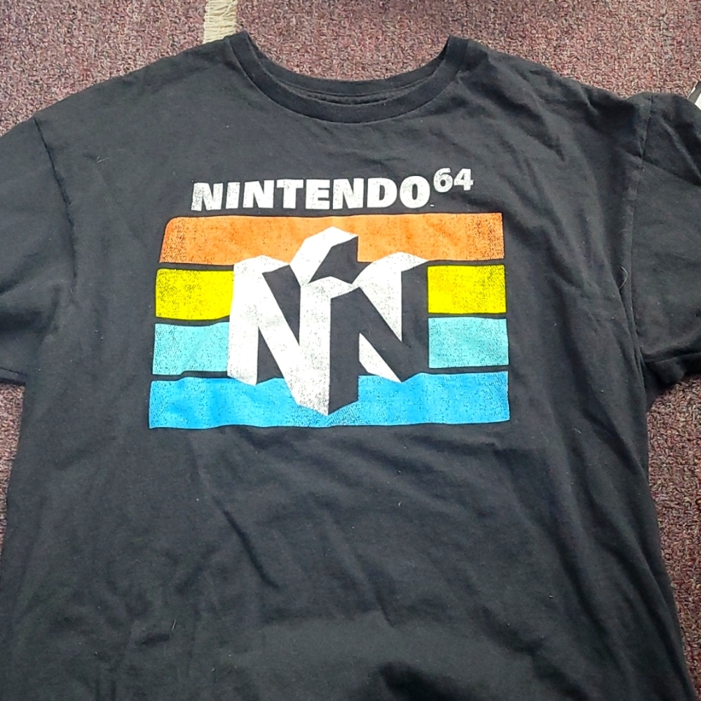 NINTENDO 64 T-SHIRT MENS LARGE